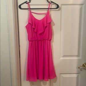 Lush hot pink dress